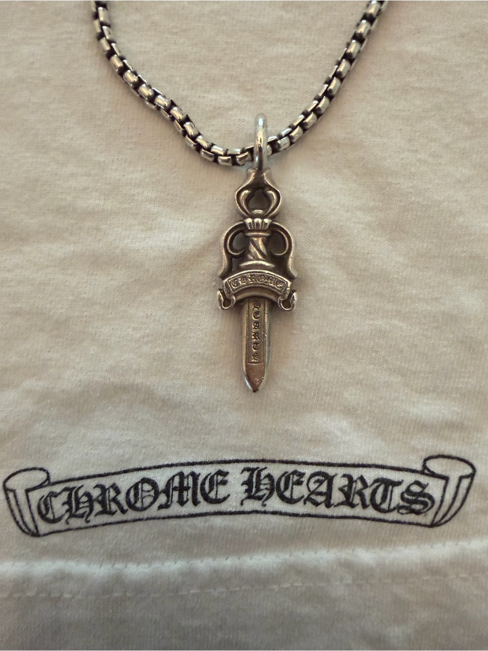 Chrome Hearts Double Dagger Pendant